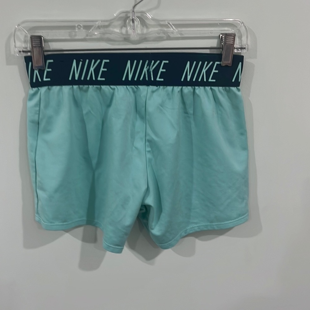 teal nike spandex shorts